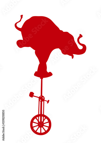 elephant monocylce equilibre velo
