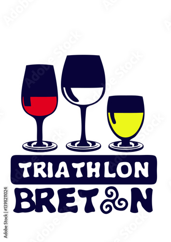 triathlon breton aclool verre apero humour