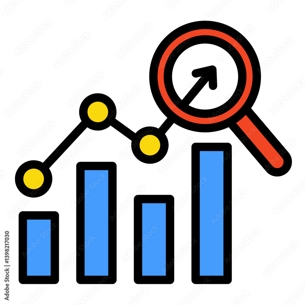 Business Forecasting Icon Element For Design Business Forecasting Icon Element For Design