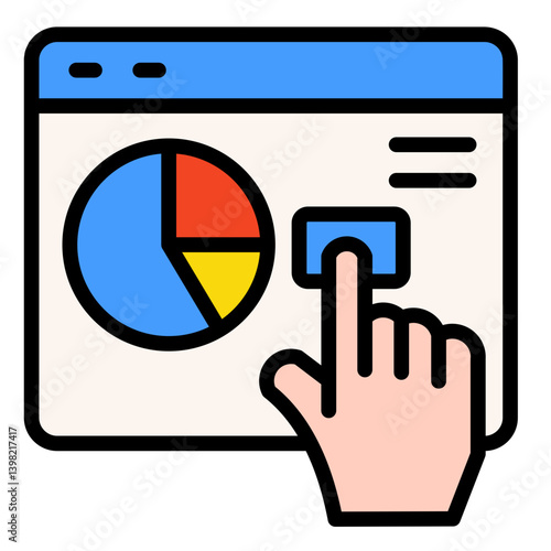Self Service Platform  Icon Element For Design	