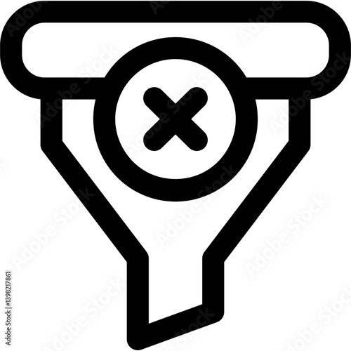 Clear filter Icon