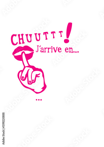 mettre mois chut bebe arrive doigt levre enceinte naissance