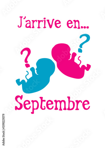 septembre bebe arrive fille gars interrogation enceinte naissance