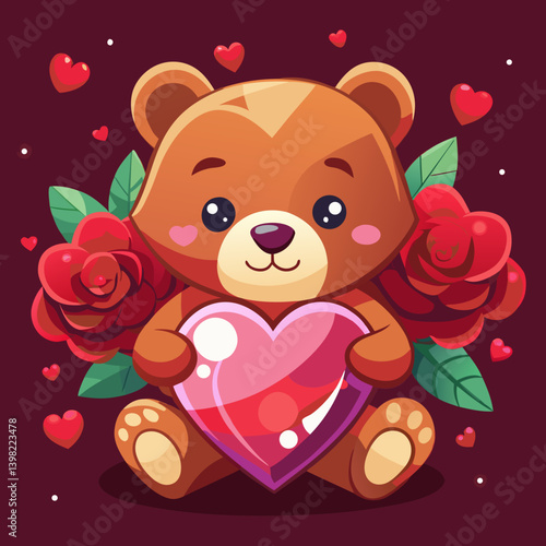 teddy bear with heart