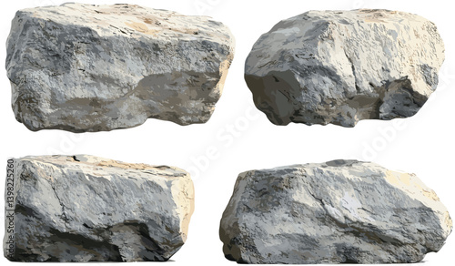 Realistic vector limestone rock nature shape, textured stone surface, natural formations, stone texture, geological rock features, nature inspired design, rocky surface texture