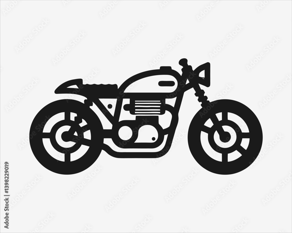 motorcycle icon vector illustration