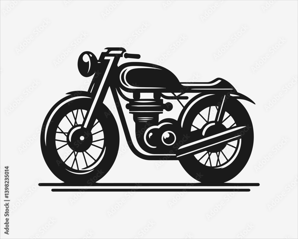 Fototapeta premium vintage retro motorcycle