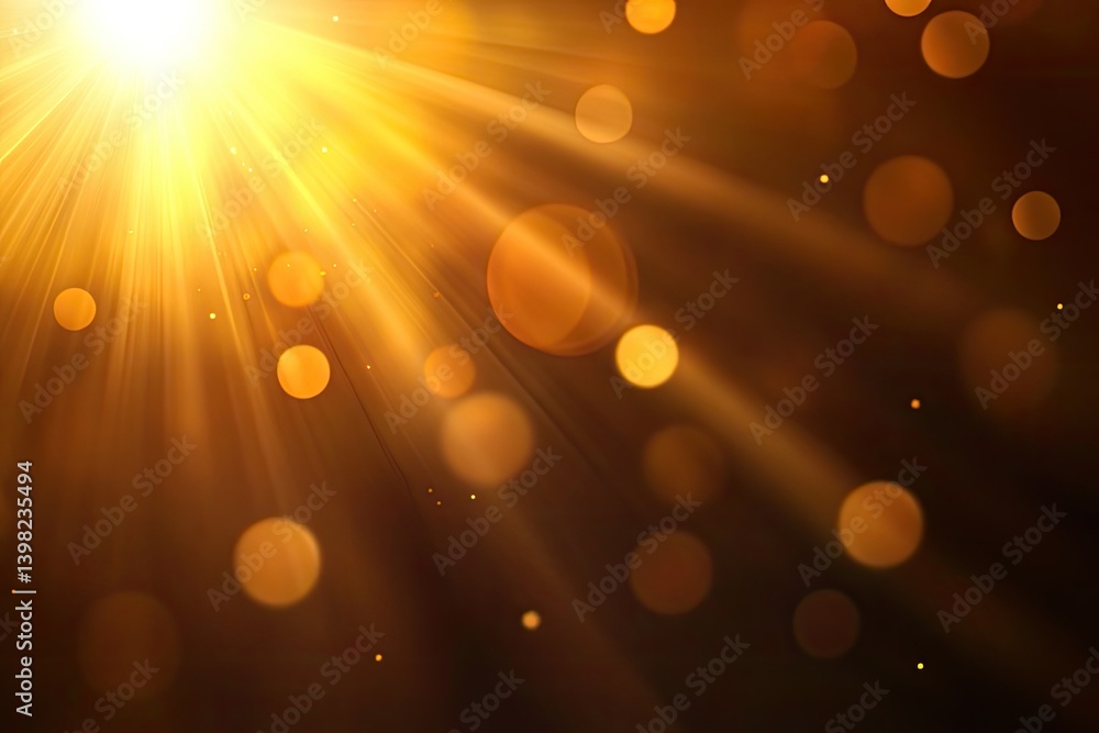 Golden Light Rays Abstract Background Golden Light Rays Abstract Background