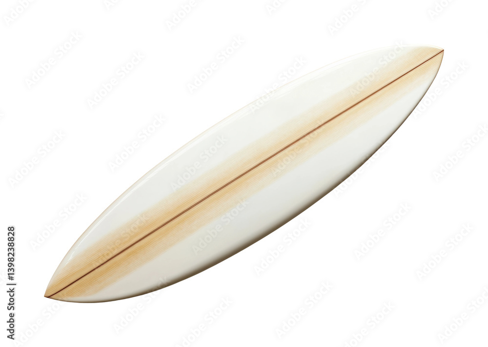 Surfing adventure at the beach aerial view of surfboard in ocean summer vibes. Isolated on transparent background, png. Surfing adventure at the beach aerial view of surfboard in ocean summer vibes. Isolated on transparent background, png.