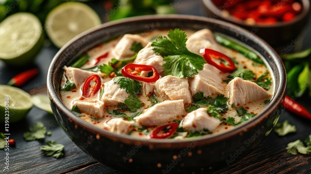 Delicious Chicken Coconut Soup Delicious Chicken Coconut Soup