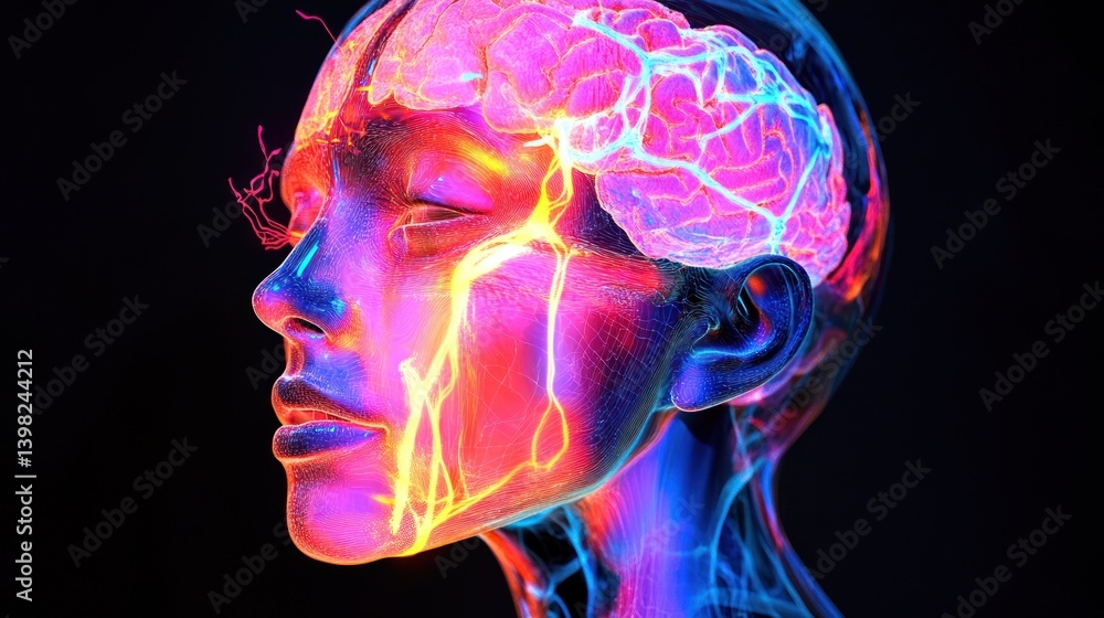 Vibrant Anatomy: A 3D Visualization of the Human Brain and Nervous System Vibrant Anatomy: A 3D Visualization of the Human Brain and Nervous System