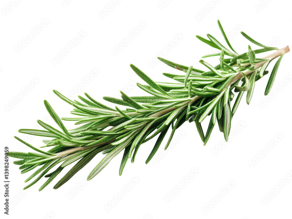 Fototapeta premium Fresh rosemary herb aromatic culinary ingredient for cooking and seasoning food