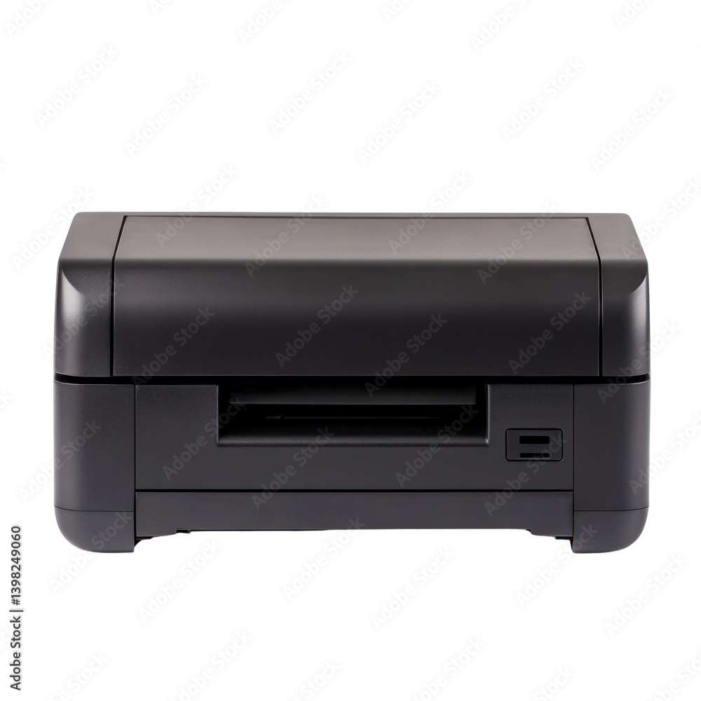 Dynamic computer accessory printer on cutout background for creative projects home office modern design Dynamic computer accessory printer on cutout background for creative projects home office modern design