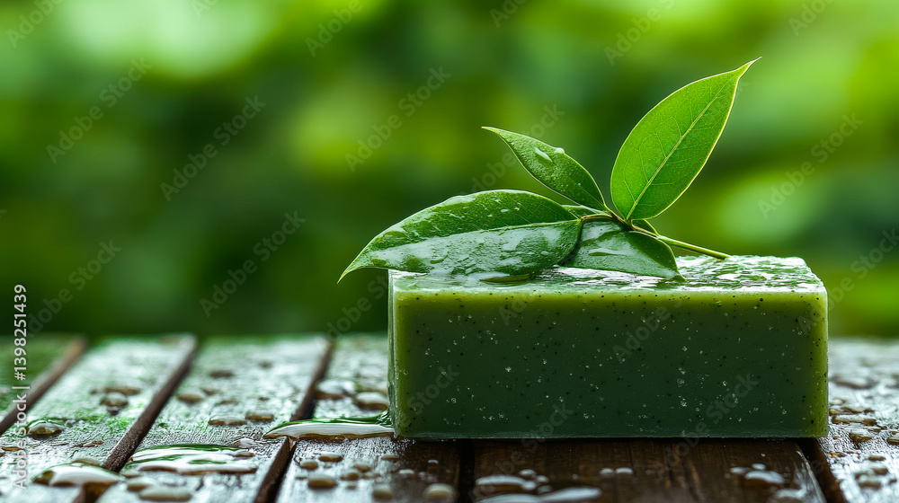 Handmade vegan soap made with natural herbal and flowers ingredients. Making eco friendly skincare products at home. Sustainable Zero waste beauty skin care concept