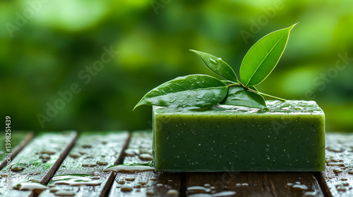 Obraz na płótnie Handmade vegan soap made with natural herbal and flowers ingredients. Making eco friendly skincare products at home. Sustainable Zero waste beauty skin care concept w salonie
