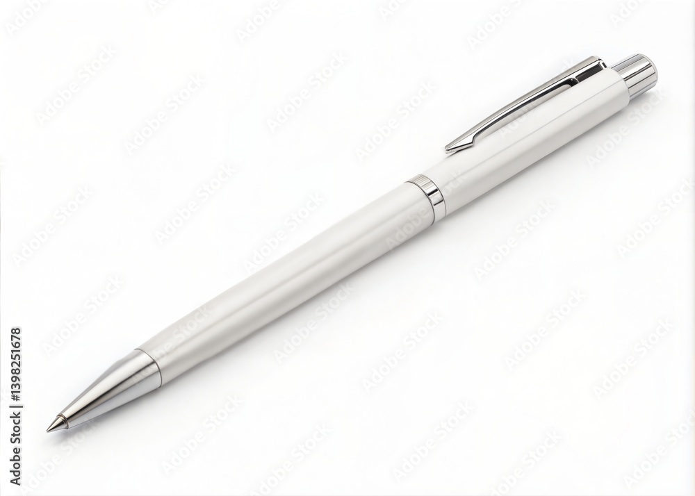 Modern 3d pen mokup with white background. 3D Rendaring Mokup. Modern 3d pen mokup with white background. 3D Rendaring Mokup.