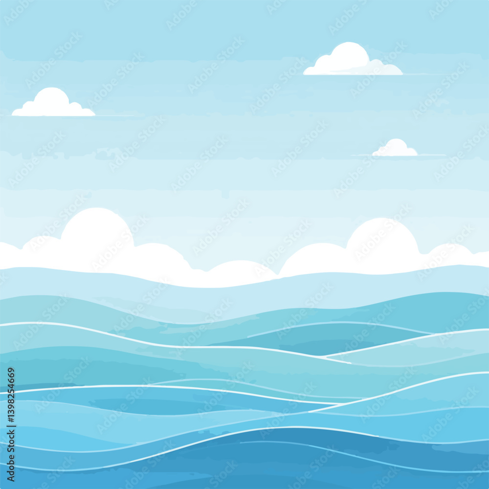 background simple water vector illustration 