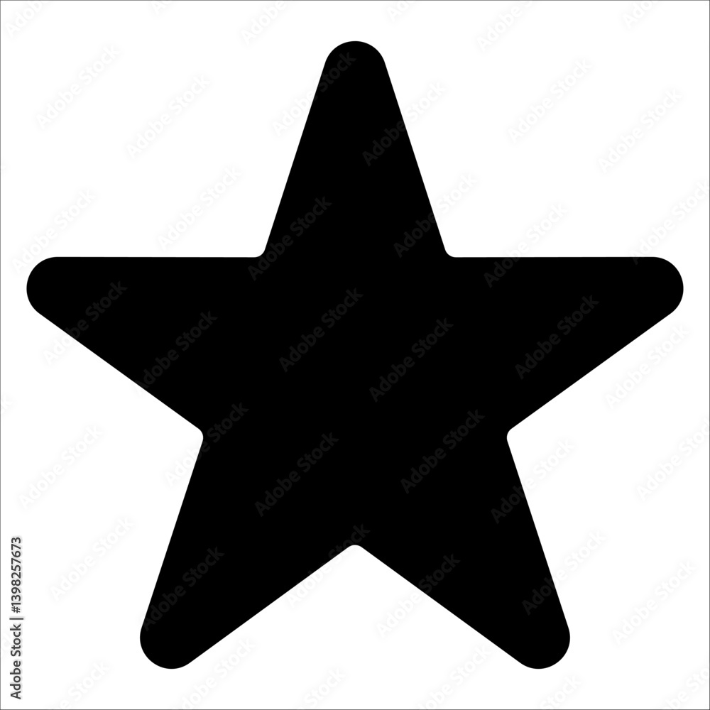 Star Simple Icon Vector Illustration Concept Star Simple Icon Vector Illustration Concept
