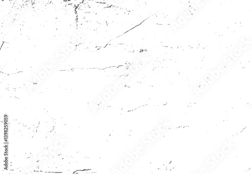Distressed overlay texture. Grunge background. Dirty monochrome pattern of the old worn surface. Vintage worn pattern. The surface is covered with scratches.	