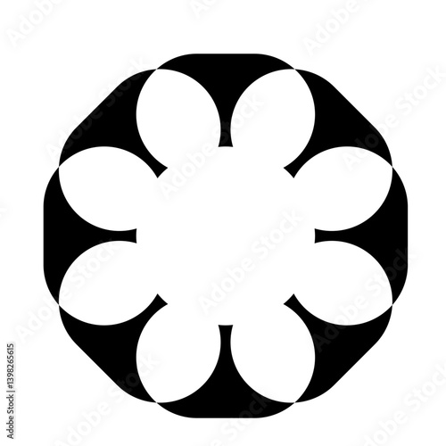 A black corporate identity vector logo or symbol