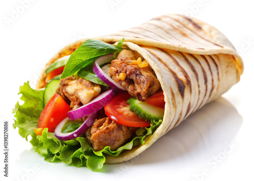 chicken and vegetable wrap Shiroma