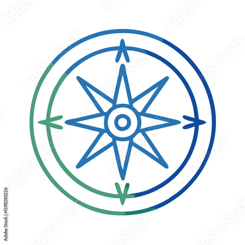compass logo icon, compass logo vector illustration-simple illustration of compass logo, perfect for compass logo logos and icons