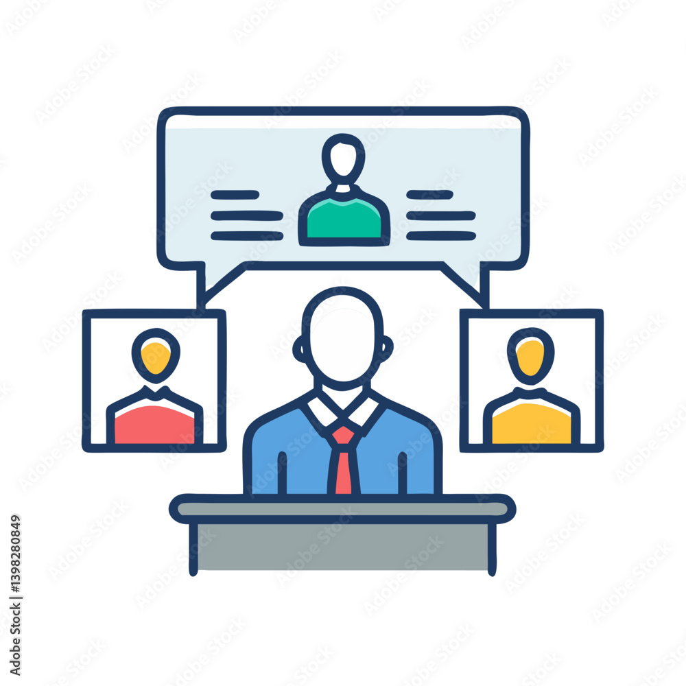 conference icon, conference vector illustration-simple illustration of conference, perfect for conference logos and icons conference icon, conference vector illustration-simple illustration of conference, perfect for conference logos and icons