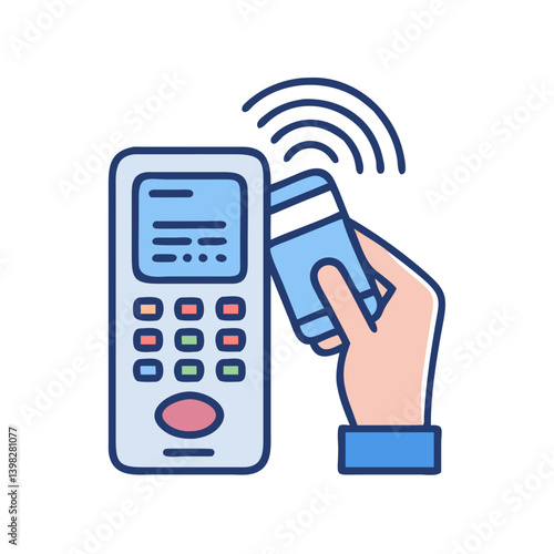 contactless icon, contactless vector illustration-simple illustration of contactless, perfect for contactless logos and icons
