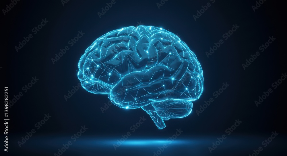 Computer and a human brain revealing intricate neural network connections with artificial intelligence, the connection between man and the future Computer and a human brain revealing intricate neural network connections with artificial intelligence, the connection between man and the future
