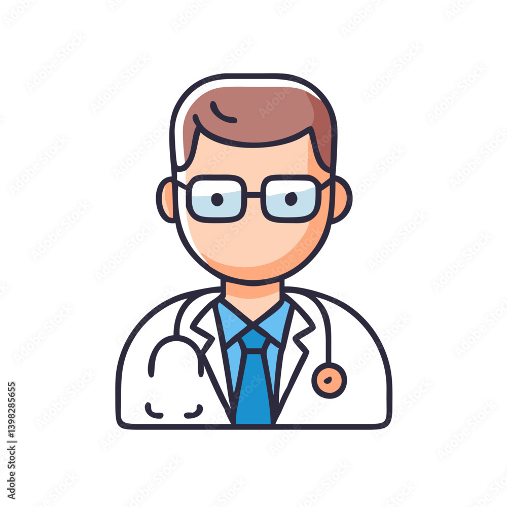 doctor icon, doctor vector illustration-simple illustration of doctor, perfect for doctor logos and icons doctor icon, doctor vector illustration-simple illustration of doctor, perfect for doctor logos and icons