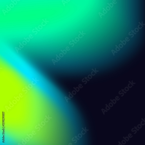 Abstract gradient neon effect background. Blurred digital and minimalist design.