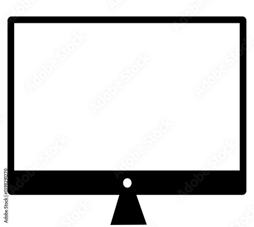 lcd monitor with blank screen