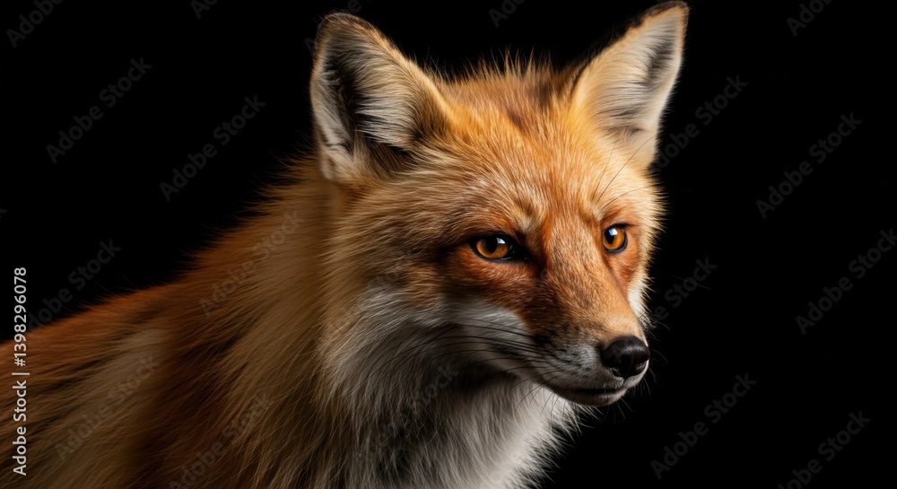 Fototapeta premium Intelligent Red Fox Portrait