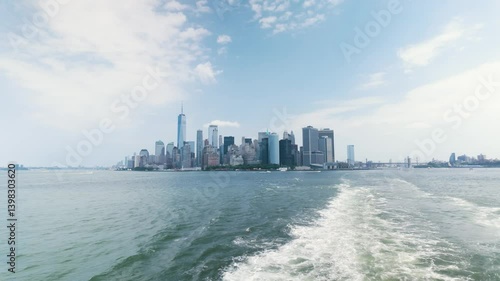 New York City: Manhattan von der Staten Island Ferry