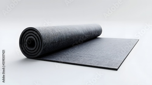 Durable yoga mat with textured surface