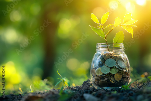 Business and finance with an expert analyzing financial data for growth, Financial analysis and planning and strategies to maximize sales profits. Plan investments