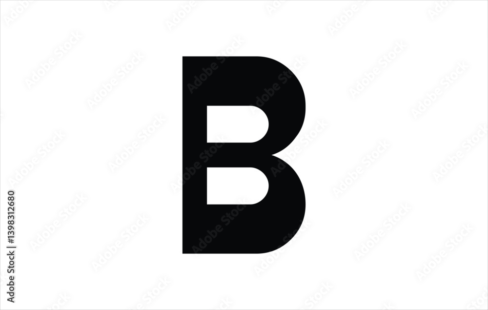 Creative Letter B Typography Vector Template. Elegant Letter B logo Creative Letter B Typography Vector Template. Elegant Letter B logo