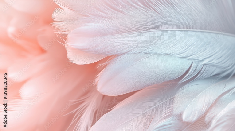 of pastel-toned, overlapping feathers, exhibiting a smooth, flowing texture and a dreamy, ethereal quality-gigapixel of pastel-toned, overlapping feathers, exhibiting a smooth, flowing texture and a dreamy, ethereal quality-gigapixel