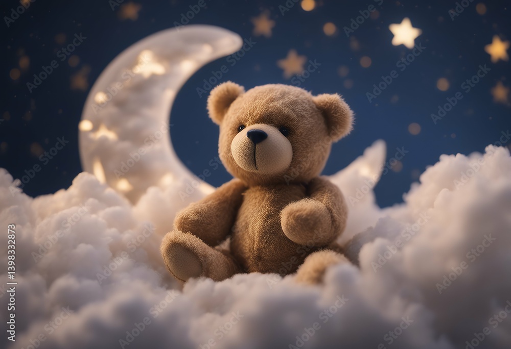 teddy sleeping starry glowing moon bear night crescent clouds fluffy white space background universe toy happiness sky cloud peaceful moonlight galaxy puffy fantasy sparkle blue hood sleepy bedtime teddy sleeping starry glowing moon bear night crescent clouds fluffy white space background universe toy happiness sky cloud peaceful moonlight galaxy puffy fantasy sparkle blue hood sleepy bedtime