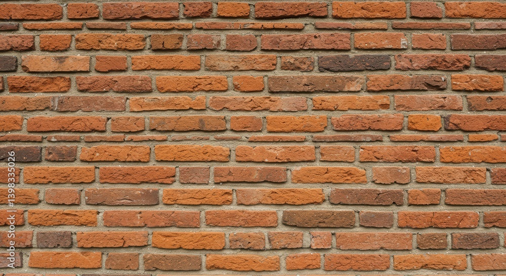 Fototapeta premium Brick wall background showing texture and pattern in a close up view