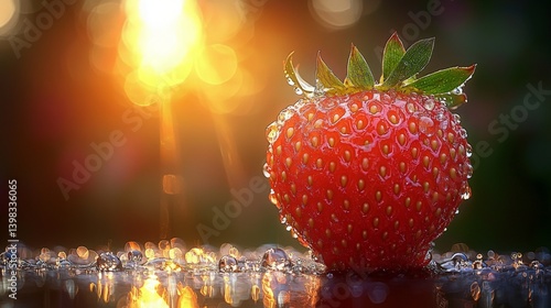 Strawberry at Sunrise