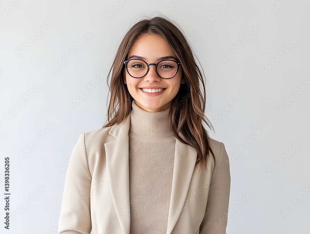 Young Startup Founder with Glasses and a Confident Smile