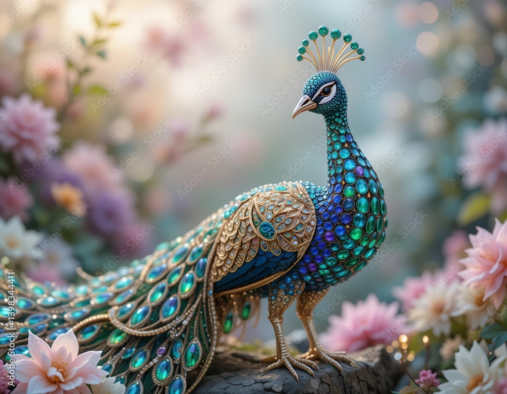 Obraz premium peacock with feathers