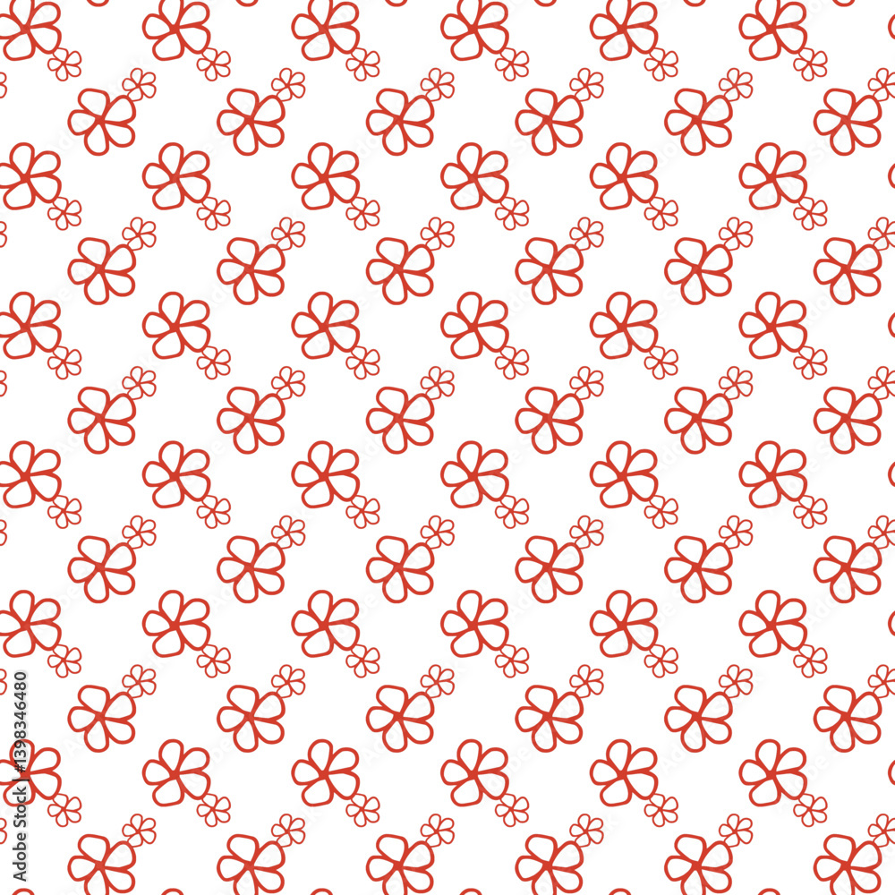 Soft Floral Doodles Seamless Vector Pattern Design Soft Floral Doodles Seamless Vector Pattern Design