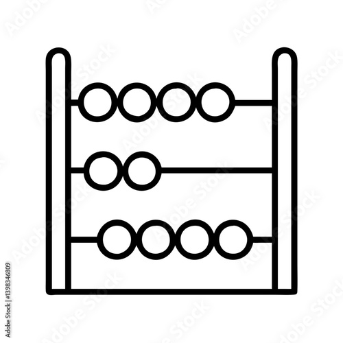 Abacus math tool for counting and calculations educational device for kids and adults use