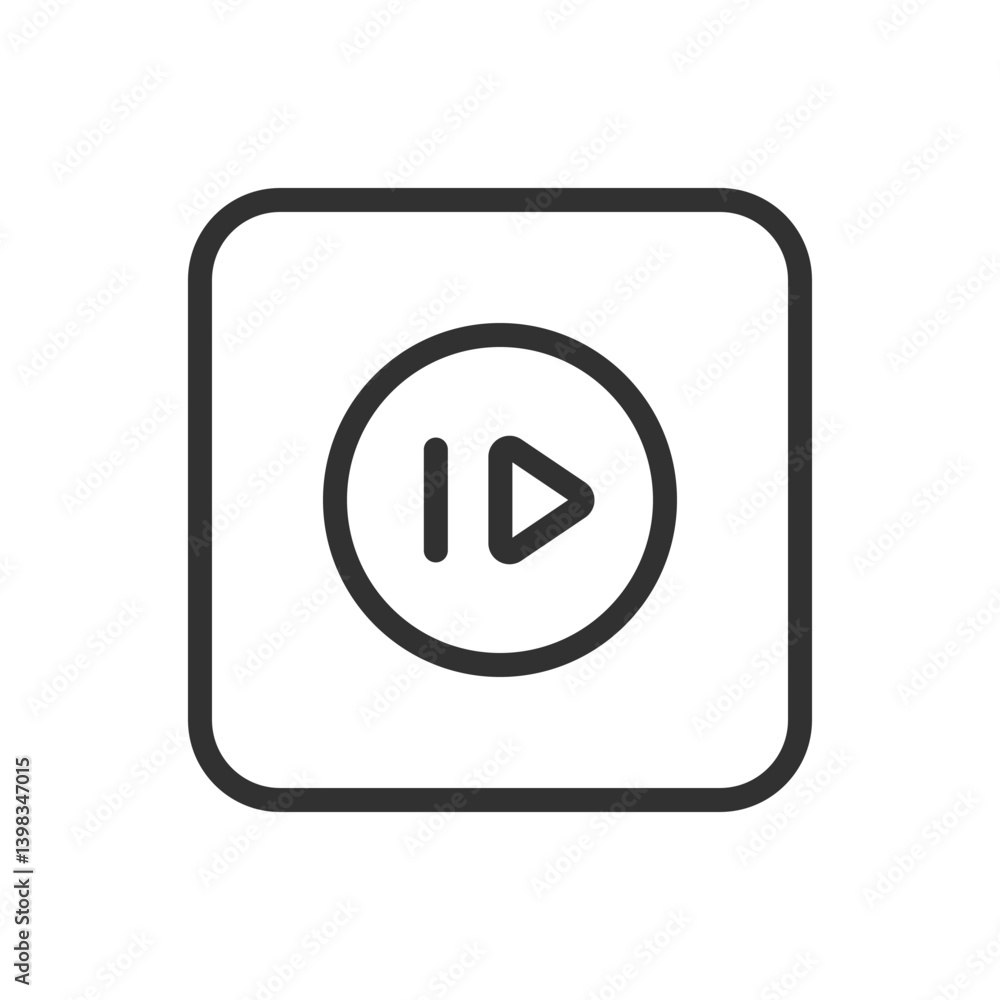 Forward Frame in Circle Icon – Media Navigation with Forward Button in Circular Frame Forward Frame in Circle Icon – Media Navigation with Forward Button in Circular Frame