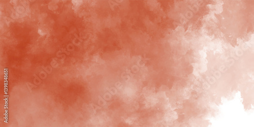 Fluid Red Smoke Trails Forming an Organic Abstract Shape

