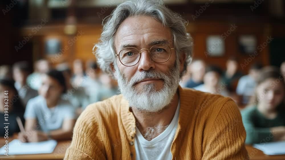 A man with gray hair wearing a light-colored shirt, possibly watching a sports event. A man with gray hair wearing a light-colored shirt, possibly watching a sports event.