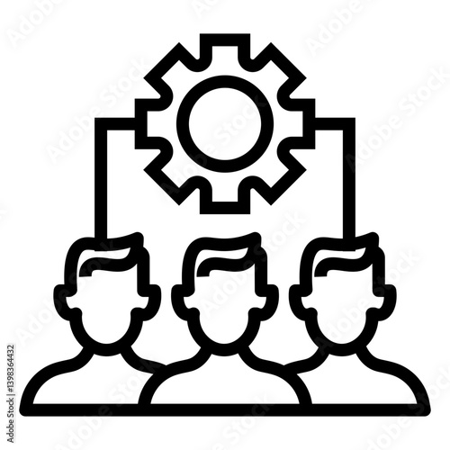  outsourcing vector icon