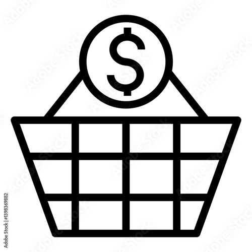 purchasing  vector icon